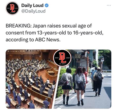 Japan raises age of sexual consent from 13 to 16